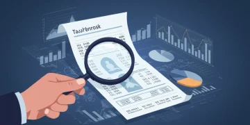 Detailed breakdown of a 2025 paycheck with taxes and deductions highlighted for financial understanding