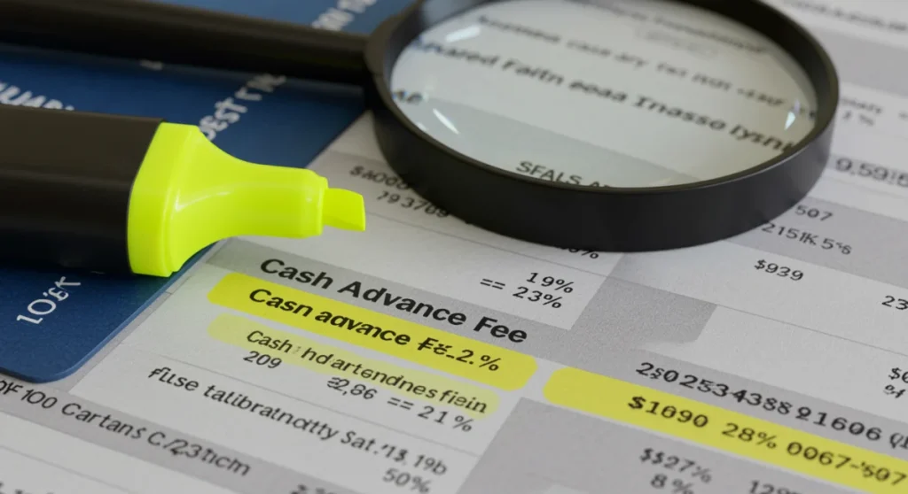 Credit Card Statements 2025: Spotting Cash Advance Fees