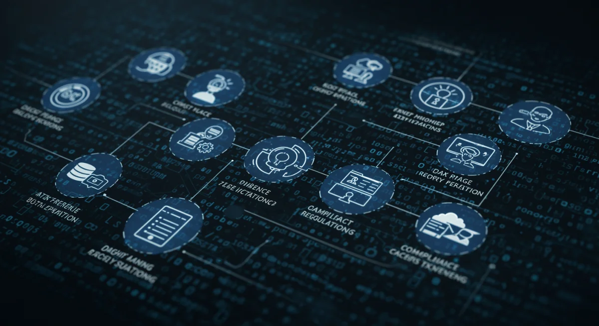 Infographic detailing new federal cybersecurity regulations for tech industry
