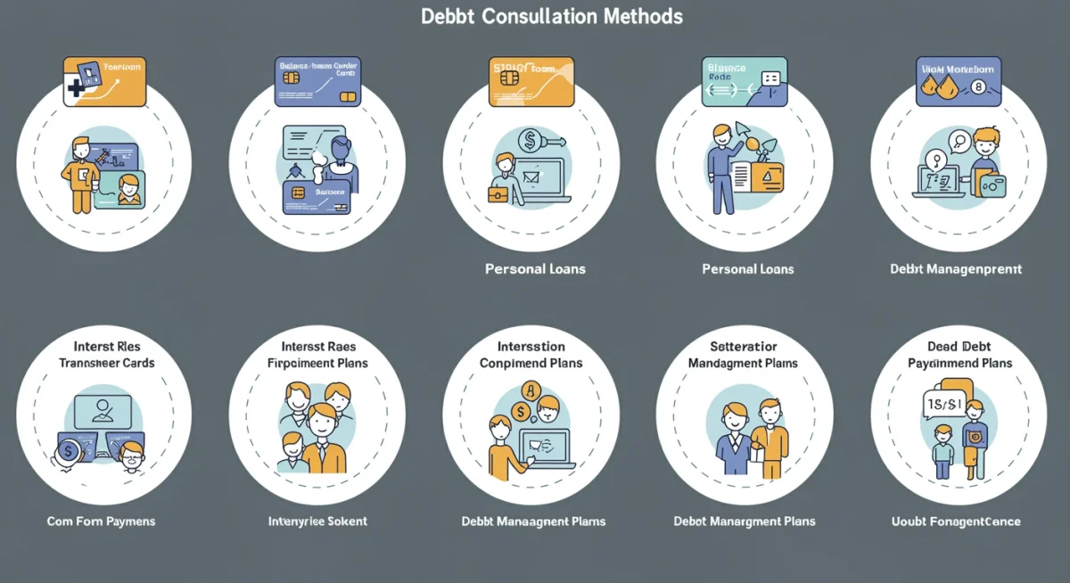 Comparison of debt consolidation methods and their financial impact