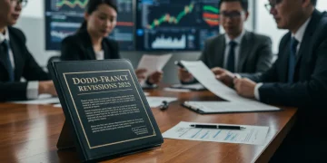 Dodd-Frank Act 2025 revisions document with financial data charts