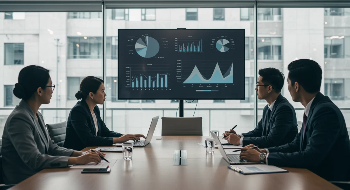 Policy analysts discussing economic impact of legislative changes