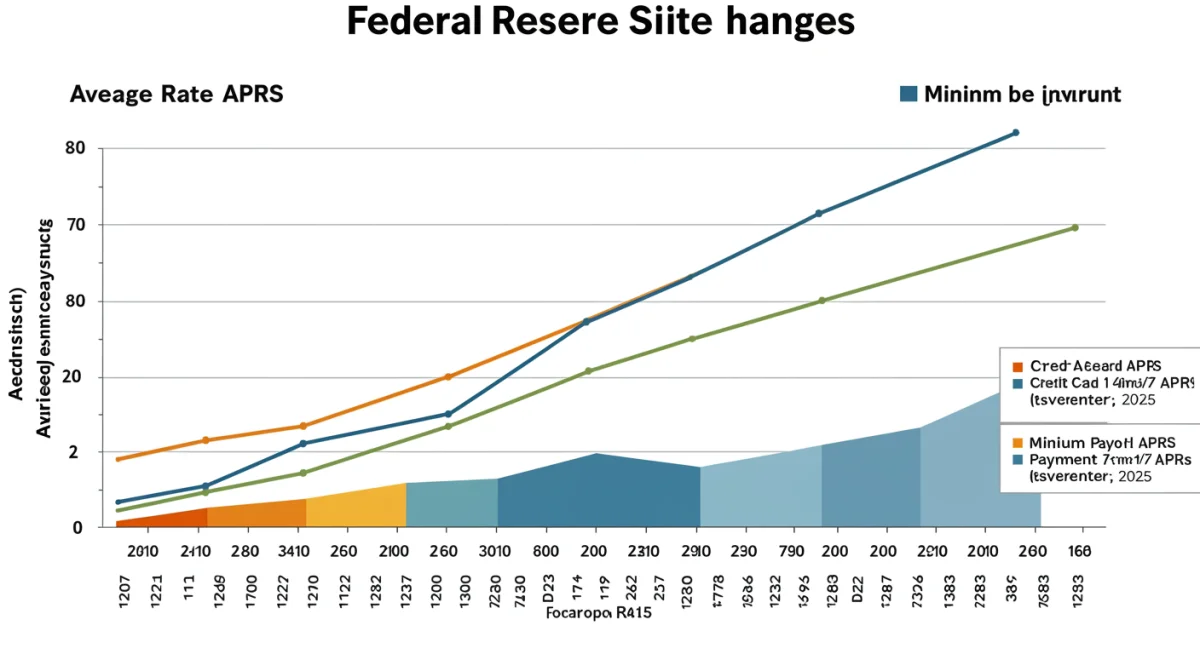Infographic illustrating the direct correlation between Federal Reserve rate hikes and credit card APR and minimum payment increases.