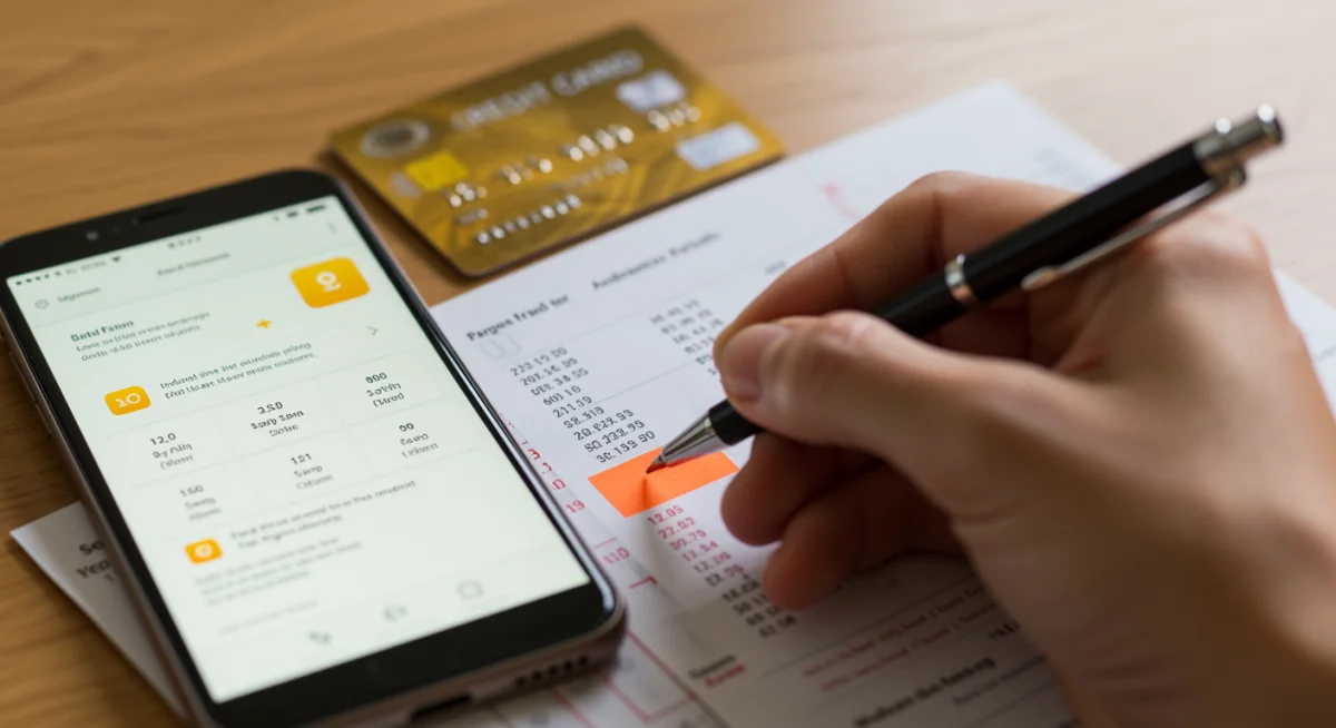 Identifying a suspicious transaction on a credit card statement