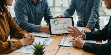 Group discussing retirement savings plans with a financial advisor in 2025