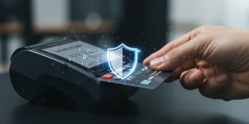 Credit card being used securely, symbolizing new 2025 regulations and enhanced account protection.