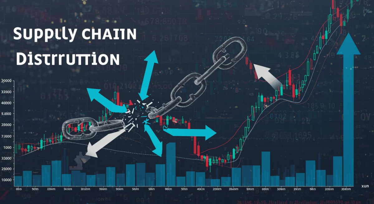 Supply chain disruptions affecting stock market volatility due to trade policies.