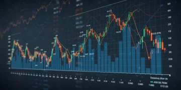 Financial charts showing treasury yield fluctuations and portfolio impact for Q2 2025