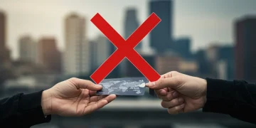 Illustration of a credit card offer restricted for minors, symbolizing new federal law P.L. 567