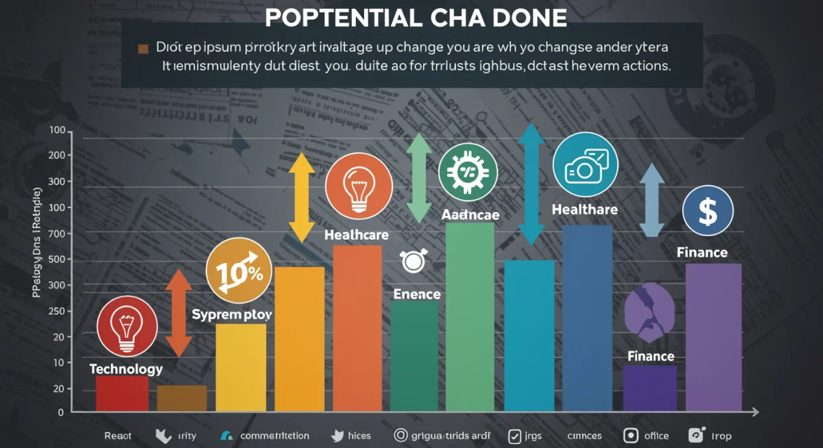 Infographic showing 10% legislative impact on key industries