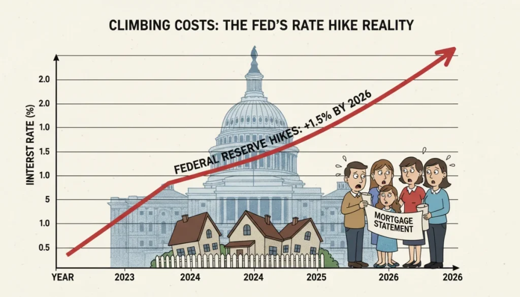 2026 Fed Rate Hikes: 1.5% Impact on US Mortgage Rates
