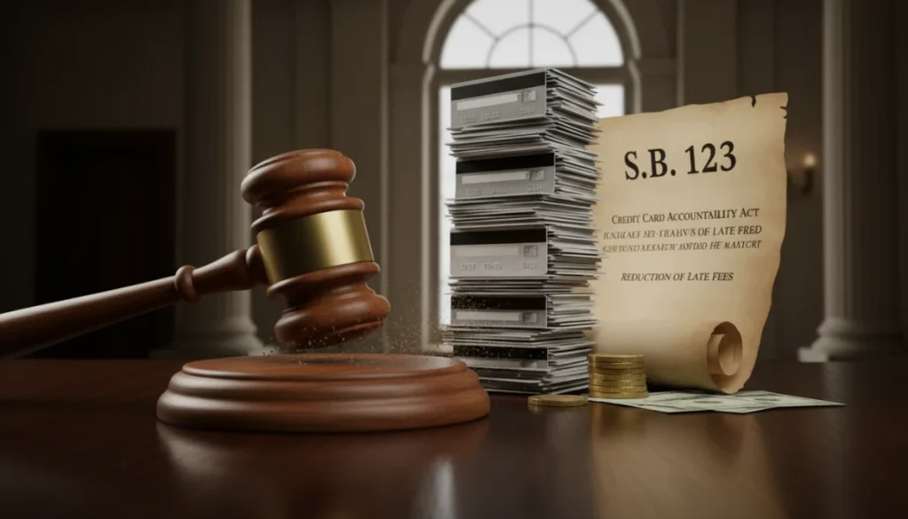 Senate Bill S.B. 123: Capping Credit Card Late Fees at $25 by 2026